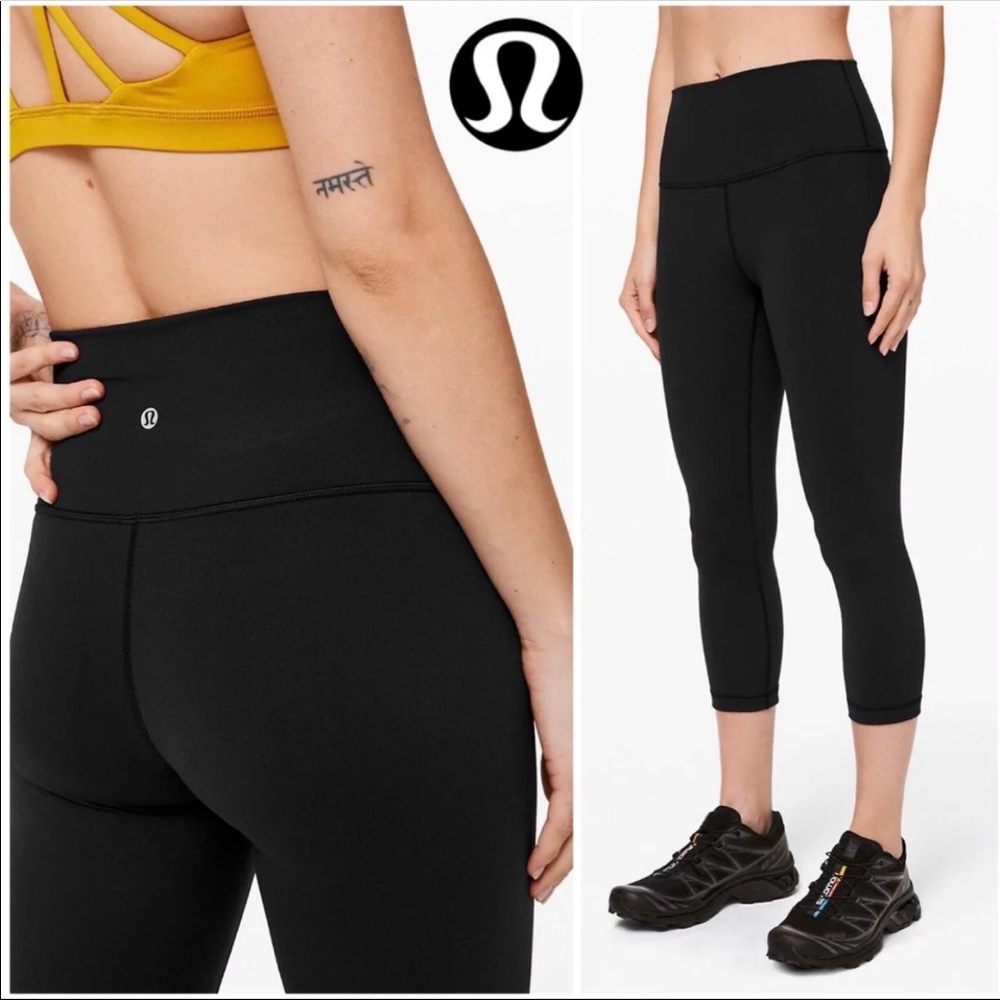 SOLD  athletica Wunder Under Crop Full on Luon